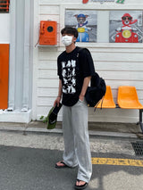 レイジーキャットハーフTシャツ
