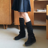 Sily Wrinkled Ribbed Leg Warmer Socks