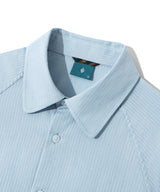 ステッチストライプシャツ/Stitch Stripe Shirt S114 Serenity Blue