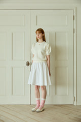 ROSETTE PUFF KNIT