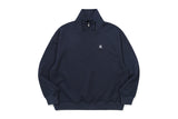 ワッフルエンボスタートルネック / WAFFLE EMBOSS TURTLENECK_NAVY