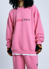 RLOVEUTION SWEATSHIRT _PINK