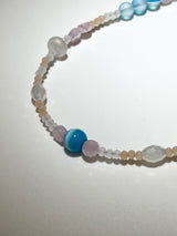 aqua pink Necklace