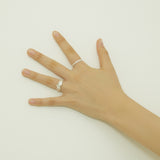 ミニツインスターリング グロステクスチャー / mini twin star ring gloss texture.