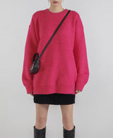 (UNISEX) サイレンスウールオーバーニット