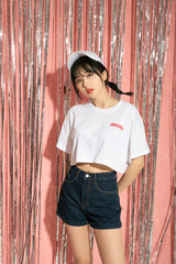 オリジナルクロップTシャツ/TOP(8610) original crop tea