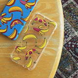 バナナ スマホケース/Pink Banana (Galaxy) Jelly Case