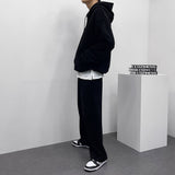 マルチコーデュロイセミジップアップフーディー/Multi-corduroy semi- zip-up hood (3 colors)