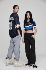 ピンタックジョガーパンツ / PINTUCK JOGGER PANTS BLACK