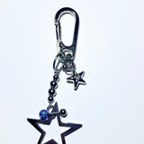 Pierced big star keychain