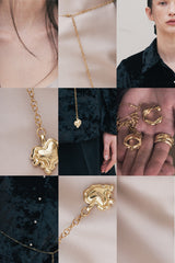 Heart Symbol Chain Belt (Gold)