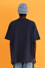 フラワーアーガイルTシャツ / チャコール