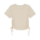 サイドスリットトップ / SIDE SLIT TOP (CREAM)