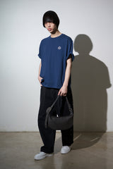 Hバックルソフトレザーホボバッグ / H-Buckle Soft Leather Hobo Bag (gray)