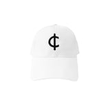 シグネイチャーロゴ刺繡ボールキャップ/signature logo embroidered ball cap (white)