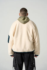 FLEECE MA-1 PADDED JACKET - BLUE