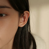 [single earring]14K gold cubic bar earring (6679716233334)