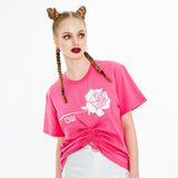 スリーピングローズTシャツ / Sleeping Rose T-shirt [Magenta]