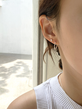 [92.5silver] essential cubic piercing (2sizes)