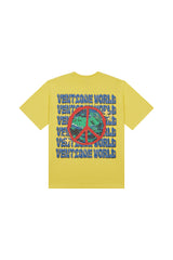 ピースワールドオーバーサイズフィットTシャツ / VENTIQUE Peace World Oversized Fit T-shirt 5color