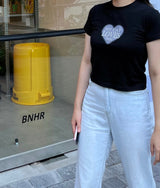 ラブミークロップTシャツ / LOVE ME CROP T-SHIRT BLACK