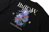 フラワーリボンスウェットシャツ/FLOWER RIBBON SWEAT SHIRT_BLACK