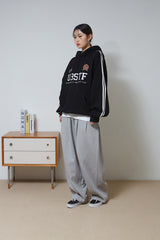 トリプルタックスウィートバルーンパンツ/Triple Tuck Sweat Balloon Pants (Grey)