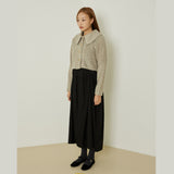 アズールショートカーディガン / Azure short cardigan (brown)