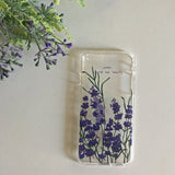ラベンダーiPhoneケース/Lavender (iPhone) Jelly Case