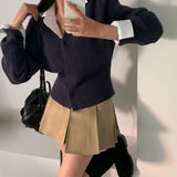 [Belied made] Monet V-neck hidden knit cardigan
