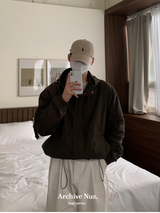 Nus. Hood Wind Jacket (Brown)