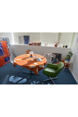 CLOVER CHECKER BLANKET / ORANGE (6660025417846)