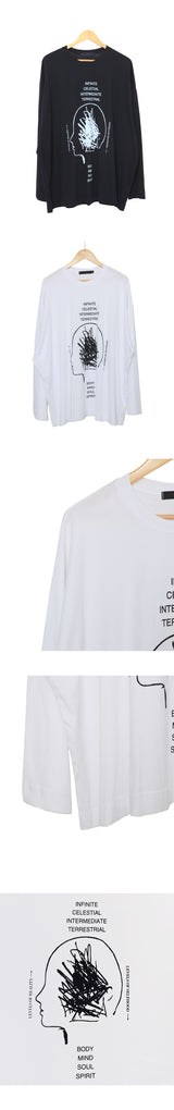 ブレーンオーバーロングスリーブT / Brain over long sleeve T