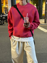 ロイドダブルサイドマルチファンクションオーバーサイズフィットスウェットシャツ / Lloyd's double sided multifunctional oversized fit sweatshirt (12 colors)