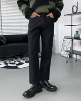 レギュラーデニムパンツ/TA Regular Black denim
