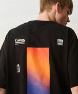 COLOR GRADIENT T-SHIRT (BLACK) (6586504708214)