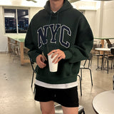 オーバーサイズフィットプレミアムNYCデュアルペーパーフーディー