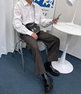 ピンタック ワイド スラックス / SK Pintuck Wide Slacks (3 colors)