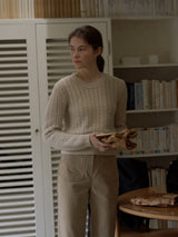 Corduroy wide pants (6639422636150)
