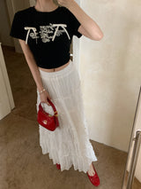 リボンレタリングTシャツ