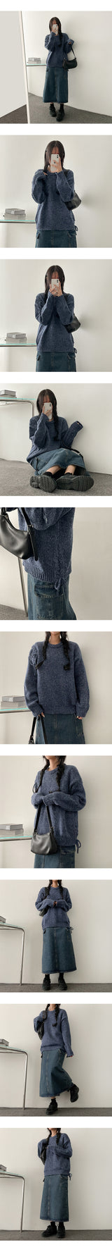 Turtlene Ribbon Accentuated Knit