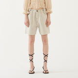 EXTENDER DENIM SHORTS (CREAM) (6579686572150)