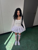 リボンレースボクサーブリーフトランクショートパンツ