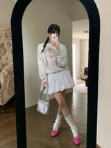 ピンクリボンスウェット