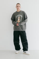 ソフトラウンドジョガーパンツ / BSR2223FWPT049 WD SOFT ROUND JOGGER PANTS BLACK