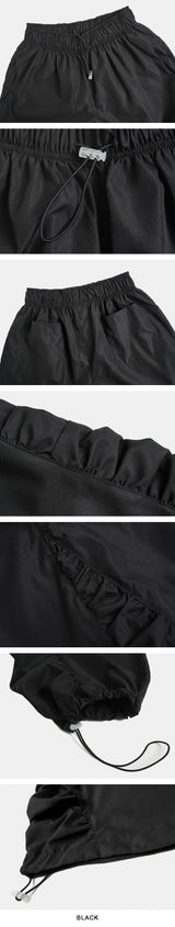 Side Shirring String Pants