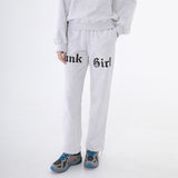 パンクガールジョガーパンツ/1 0 punk girl jogger pants - LIGHT GREY