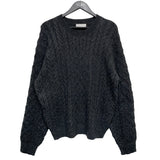 (UNISEX) リターンケーブルクラシックニット