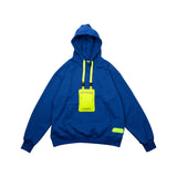 [UNISEX] Detachable Pouch Hoodie (Blue) (6656003375222)
