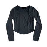 Pintuck slim T